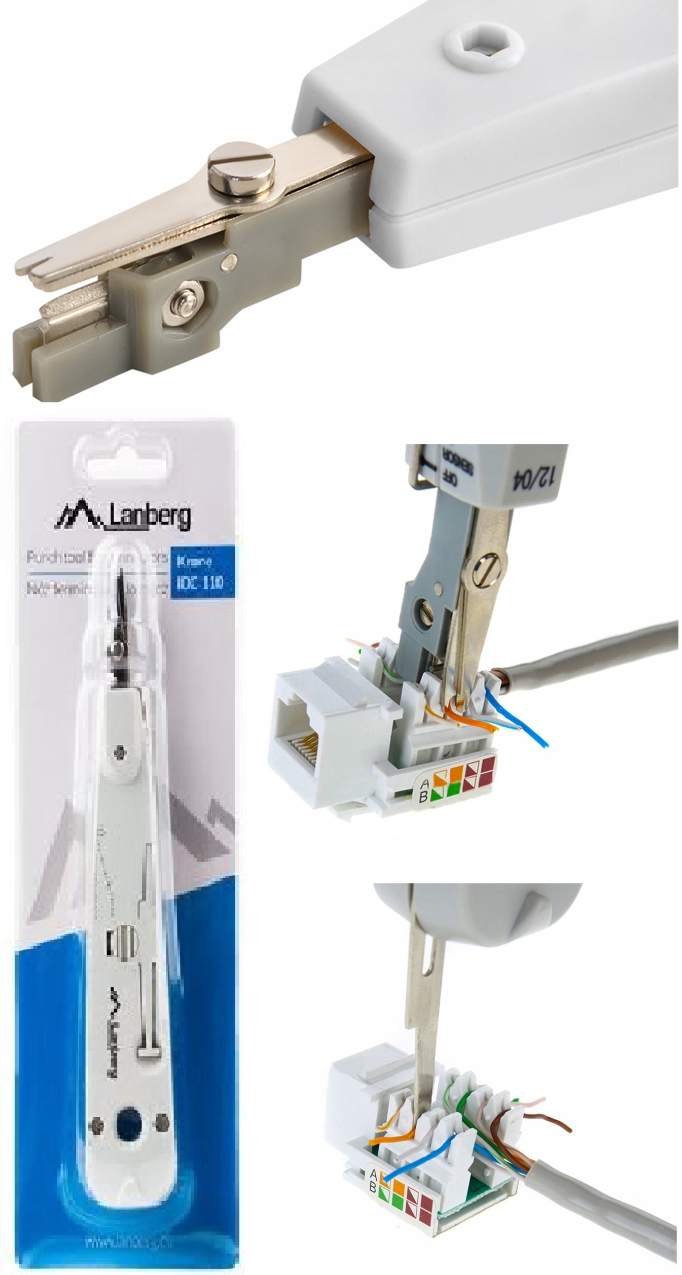 KRONE PATCHOVACÍ Nôž LSA Lanberg RJ45 posúvač